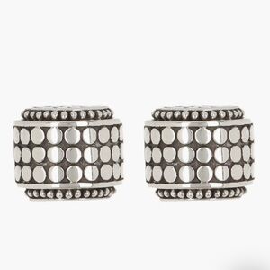 John Hardy Dot Sterling Silver Small Hi-Way Earrings